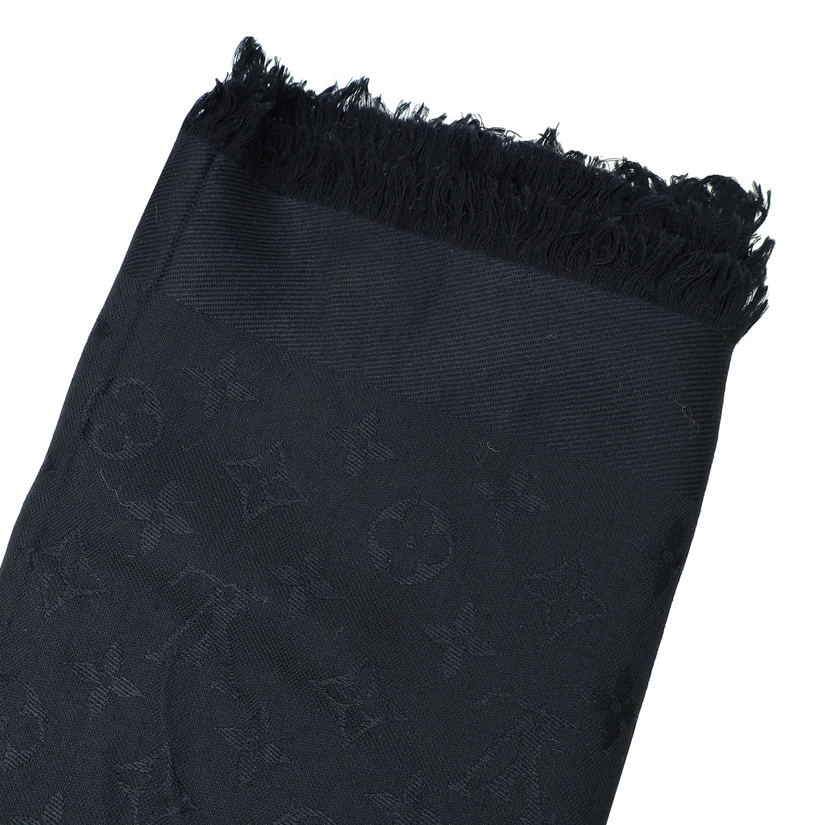Louis Vuitton Black Monogram Classic Shawl