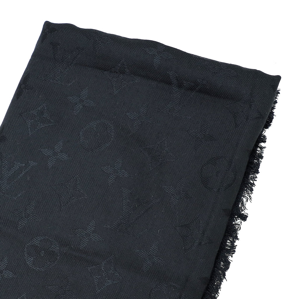 Louis Vuitton Black Monogram Classic Shawl
