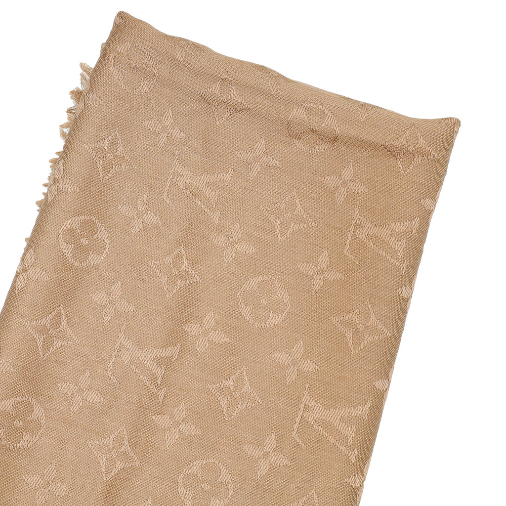 Louis Vuitton Cappuccino Monogram Classic Shawl