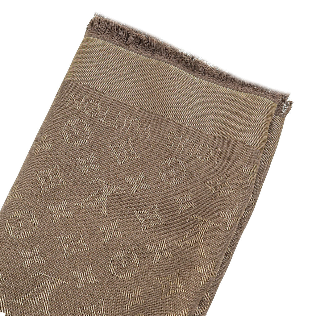 Louis Vuitton Brown Monogram Shine Shawl