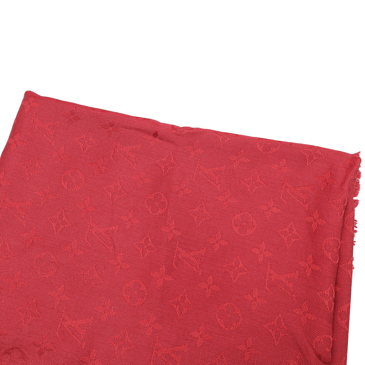 Louis Vuitton Pomme D'amour Monogram Silk Wool Shawl