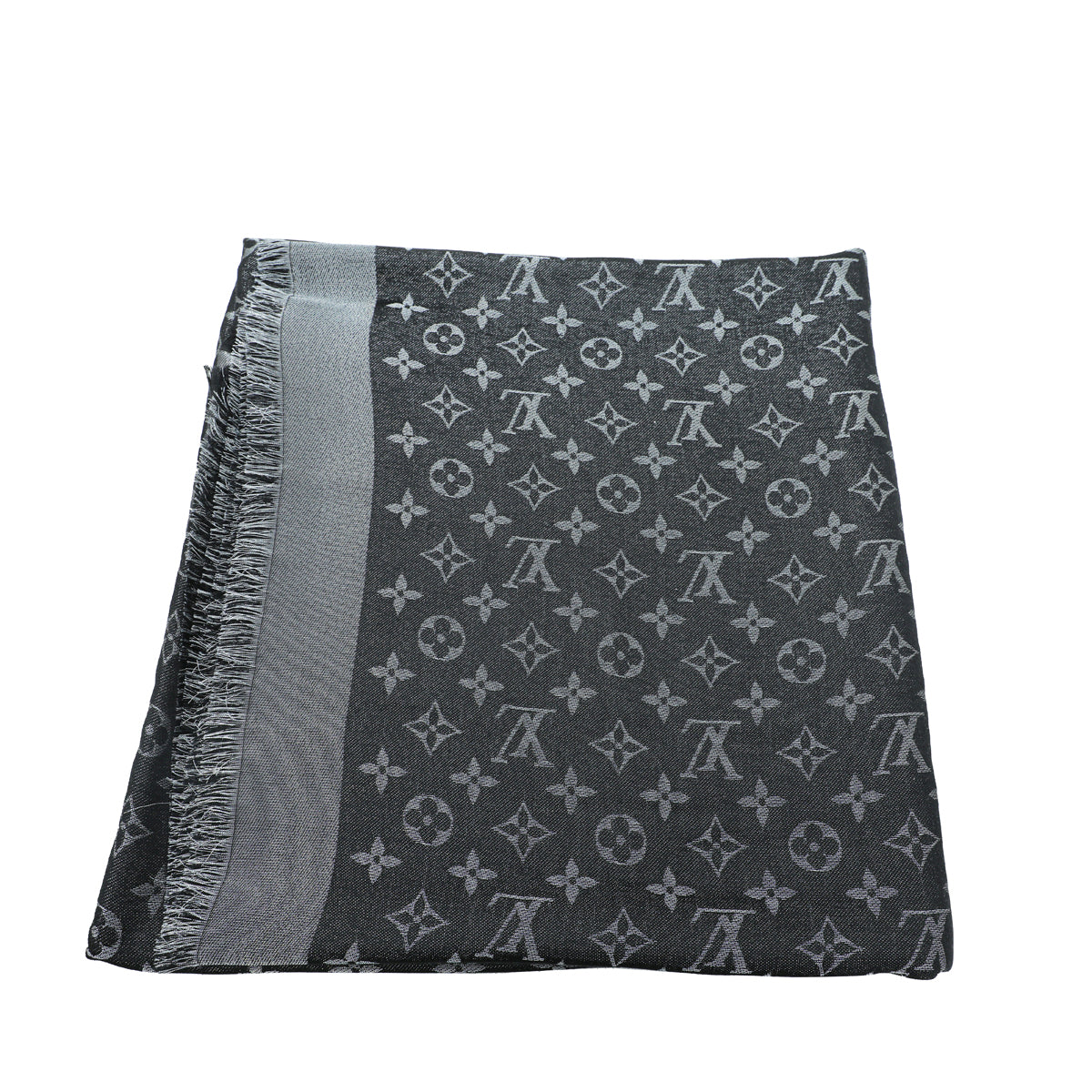 Louis Vuitton Black Monogram Shine Shawl