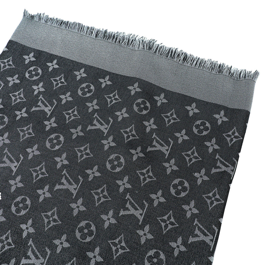 Louis Vuitton Black Monogram Shine Shawl