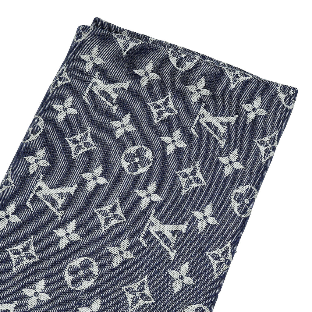 Louis Vuitton Blue Monogram Denim Shawl