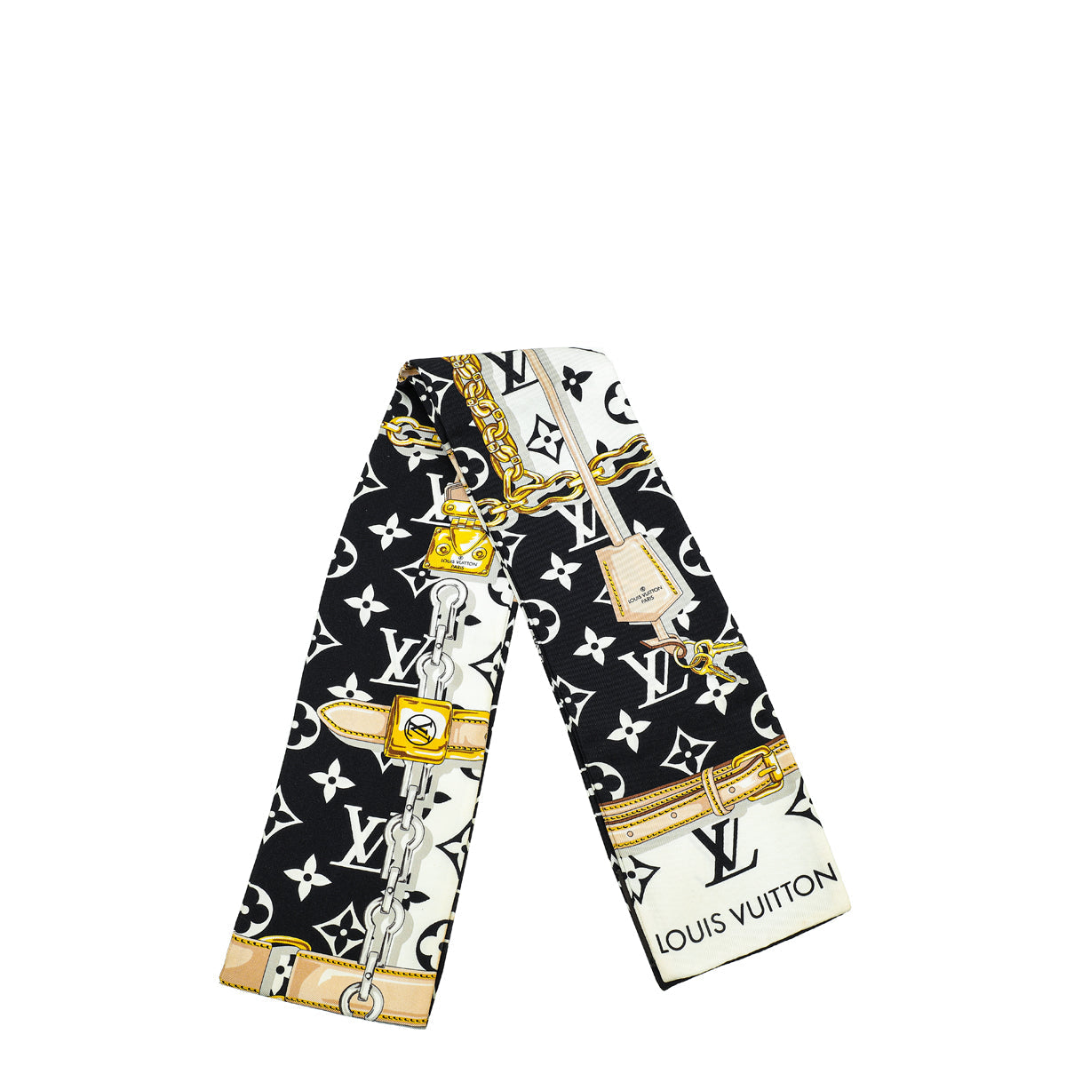 Louis Vuitton Bicolor Confidential Bandeau Scarf