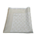 Louis Vuitton Greige Monogram Shine Shawl
