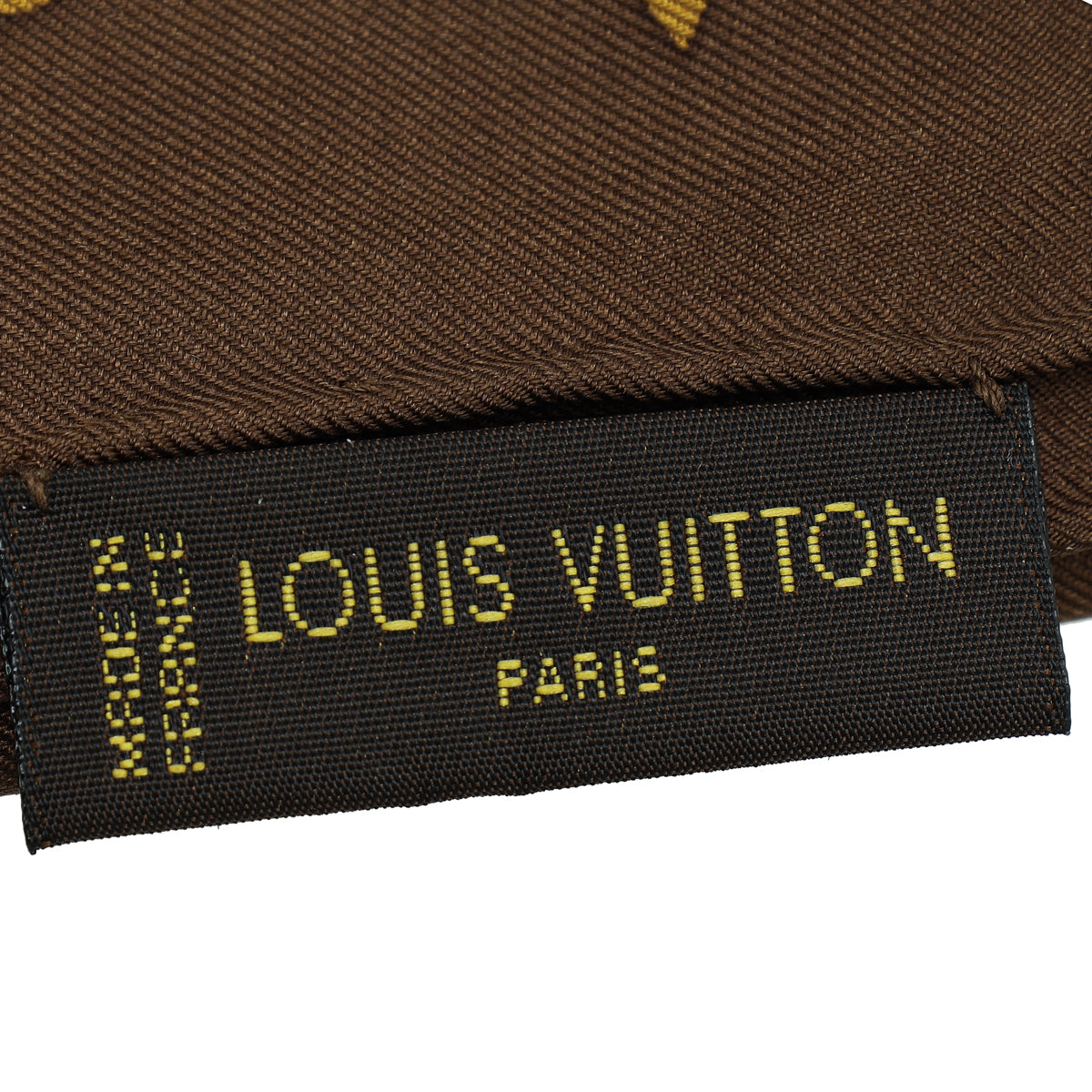Louis Vuitton Brown Monogram Trunks Print Square Scarf