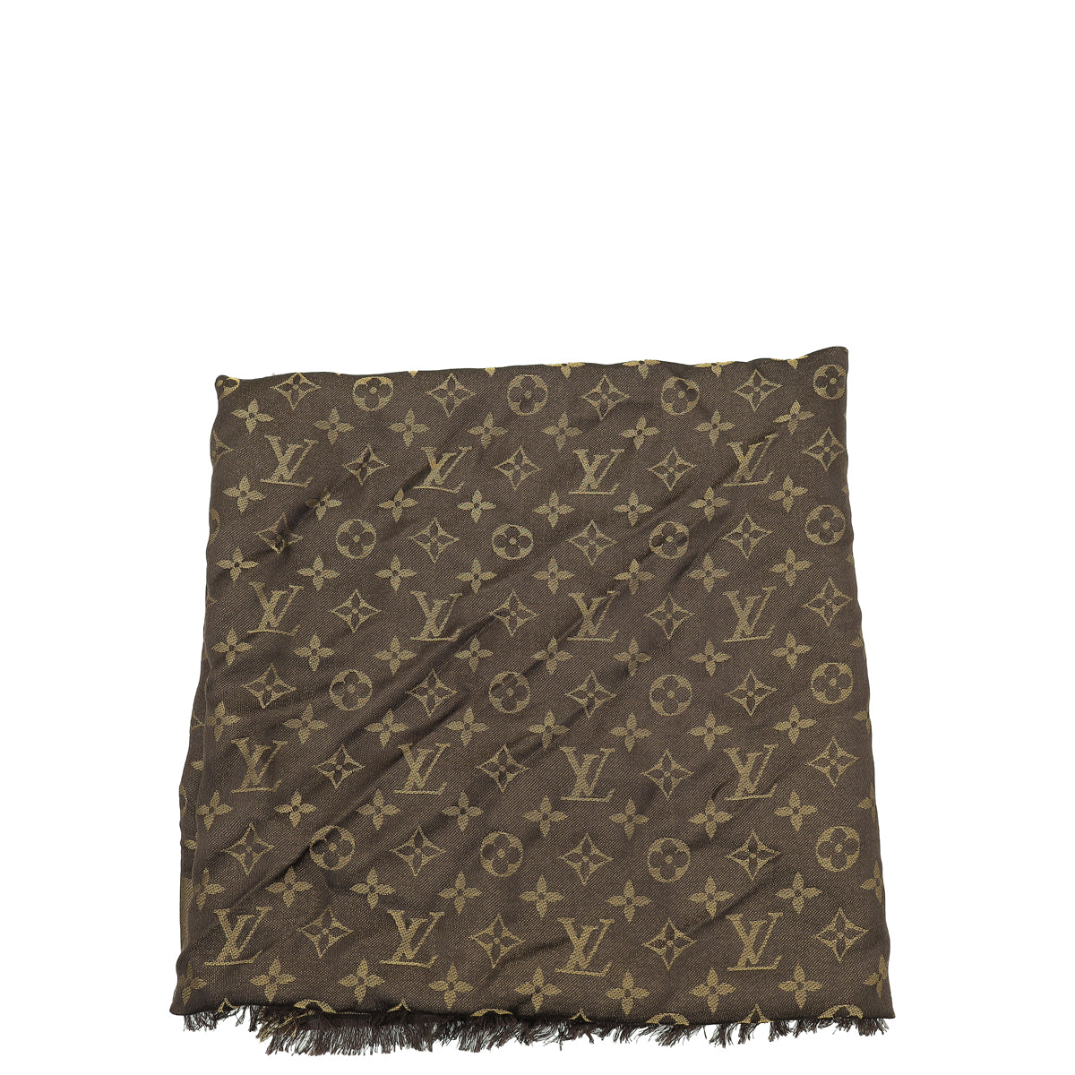 Louis Vuitton Brown Monogram Shine Shawl