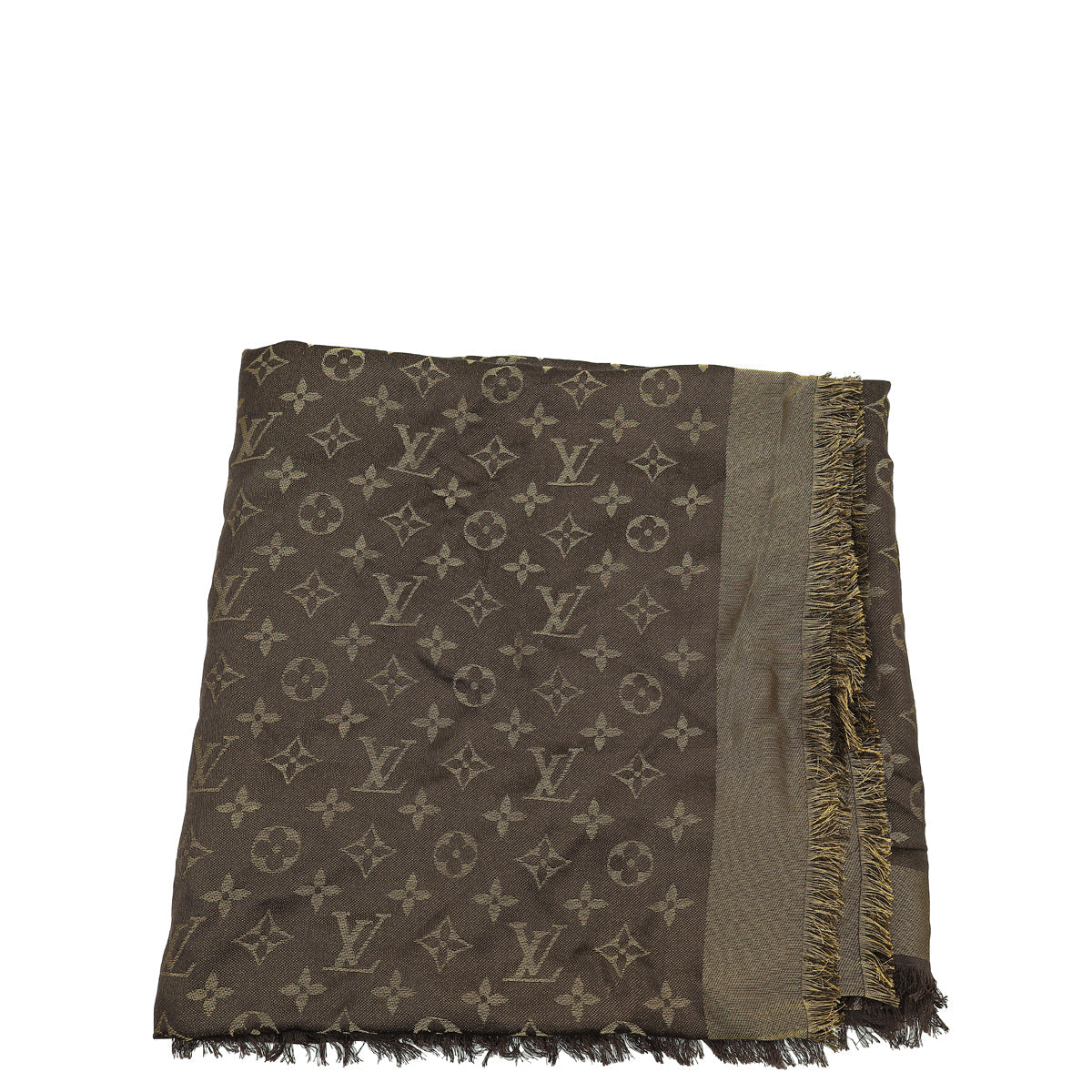 Louis Vuitton Brown Monogram Shine Shawl