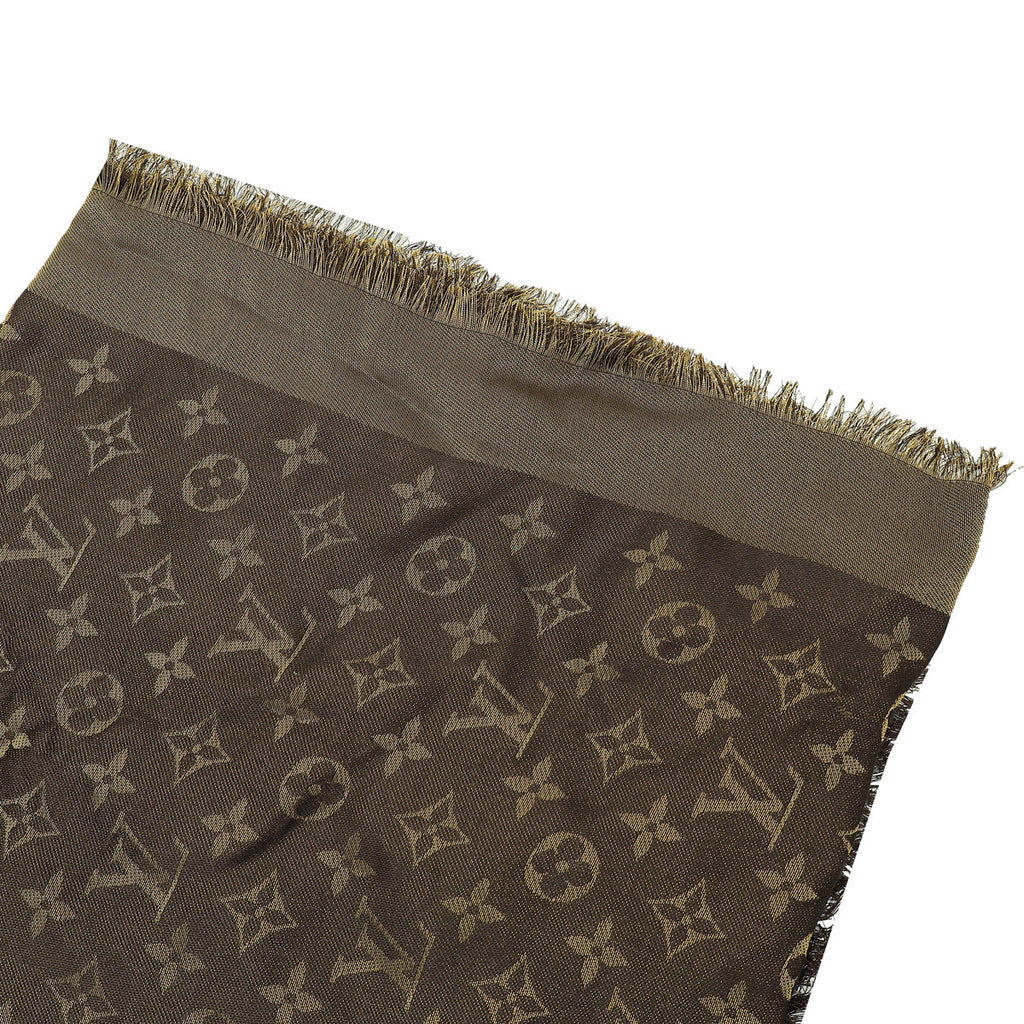 Louis Vuitton Brown Monogram Shine Shawl