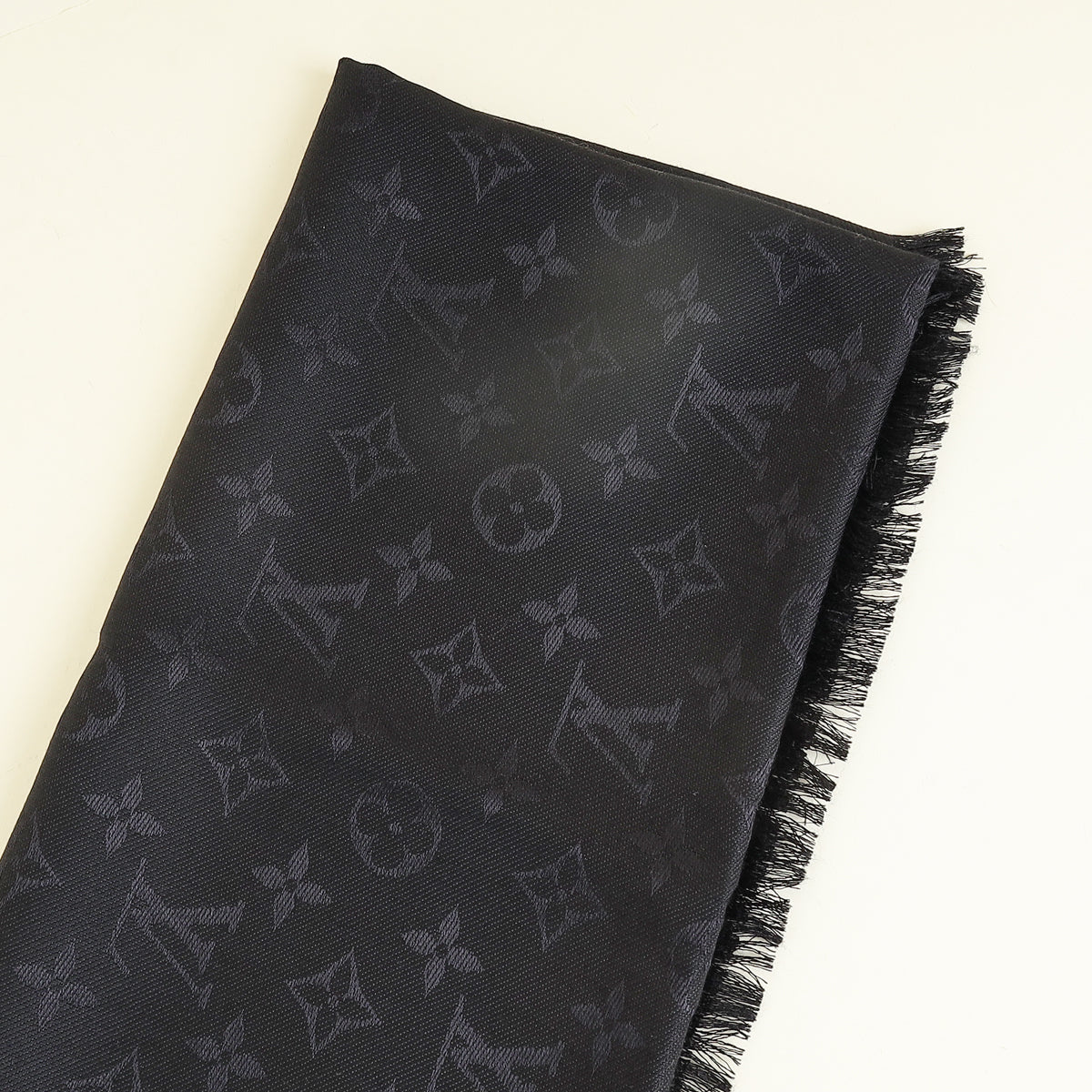 Louis Vuitton Black Monogram Classic Shawl