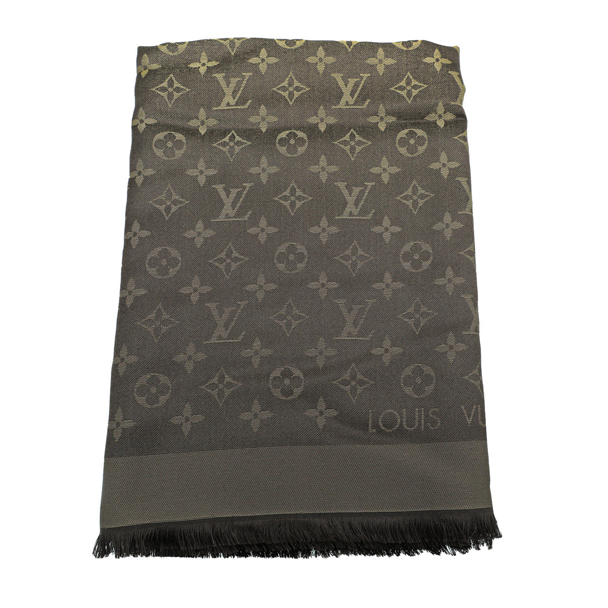 Louis Vuitton Brown Monogram Shine Shawl