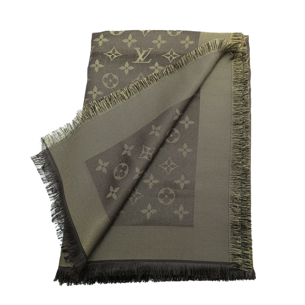 Louis Vuitton Brown Monogram Shine Shawl