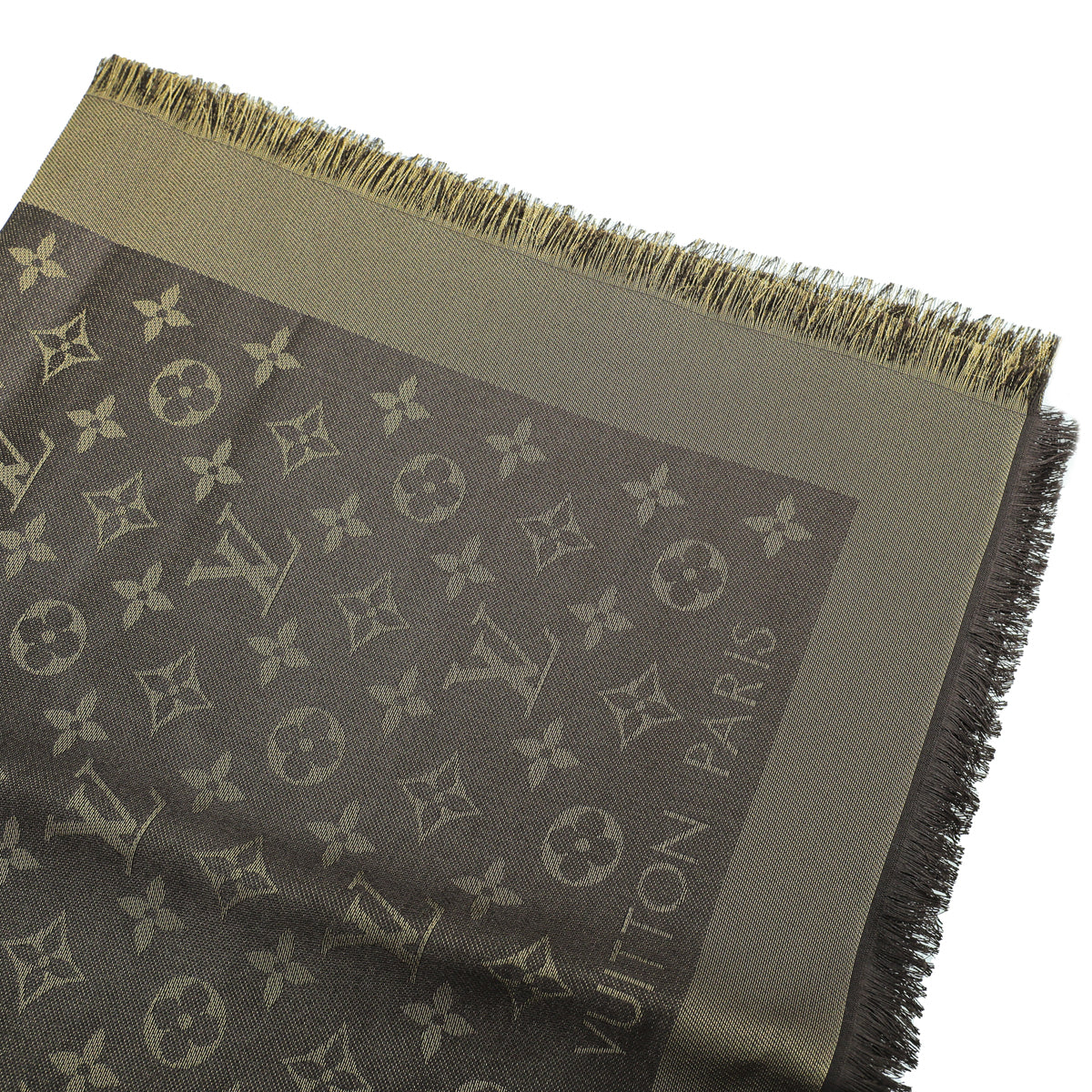 Louis Vuitton Brown Monogram Shine Shawl