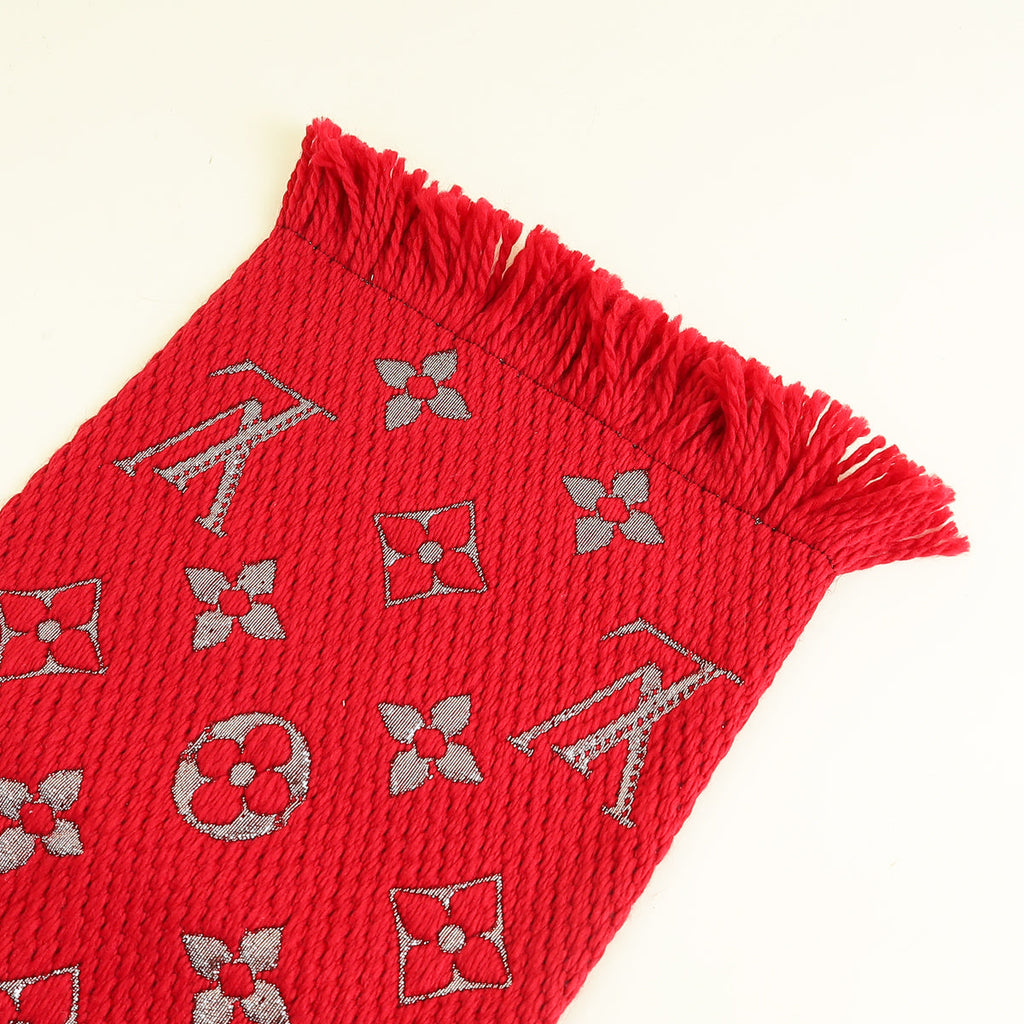 Louis Vuitton Bicolor Logomania Shine Scarf