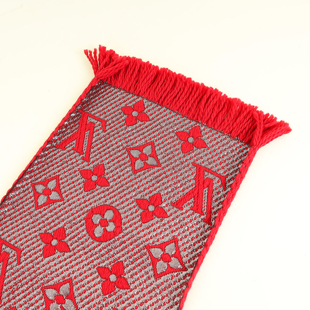 Louis Vuitton Bicolor Logomania Shine Scarf