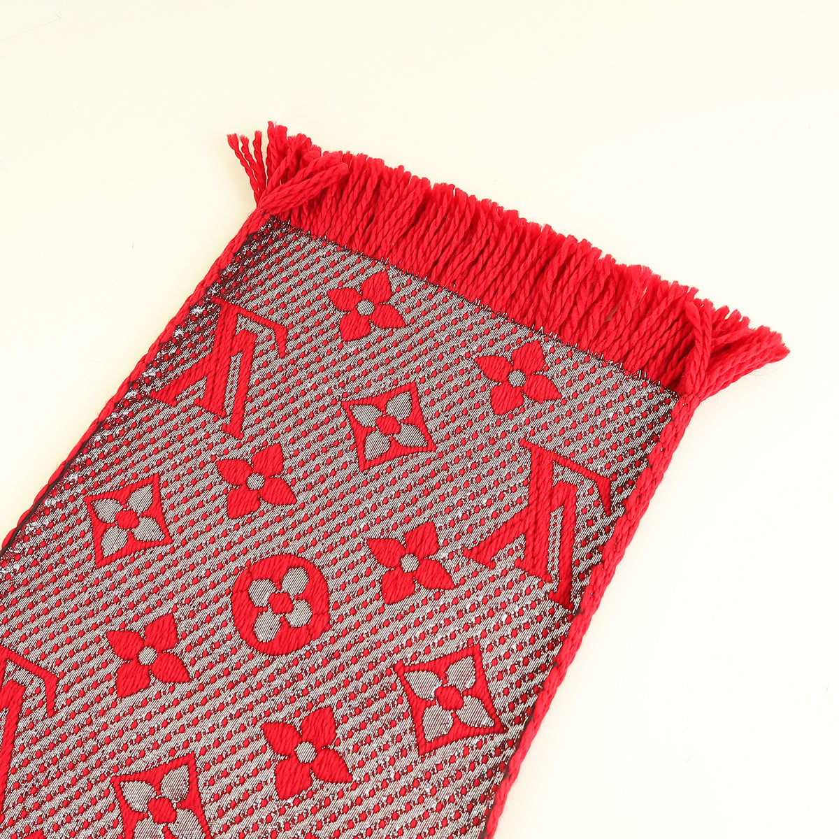 Louis Vuitton Bicolor Logomania Shine Scarf
