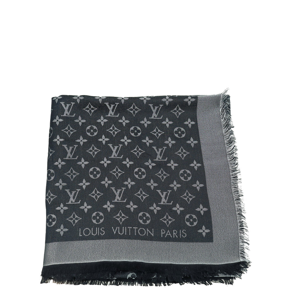 Louis Vuitton Black Monogram Shine Shawl
