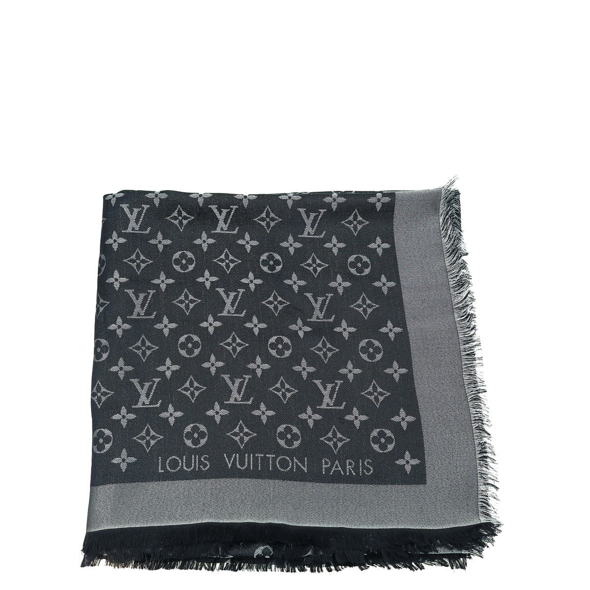 Louis Vuitton Black Monogram Shine Shawl