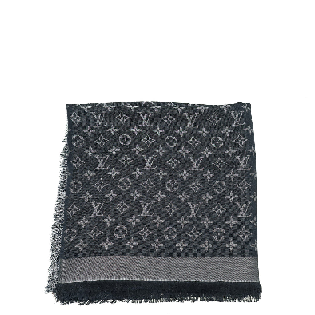 Louis Vuitton Black Monogram Shine Shawl