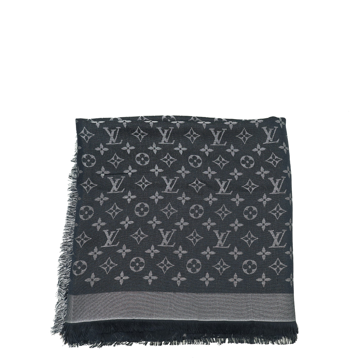 Louis Vuitton Black Monogram Shine Shawl