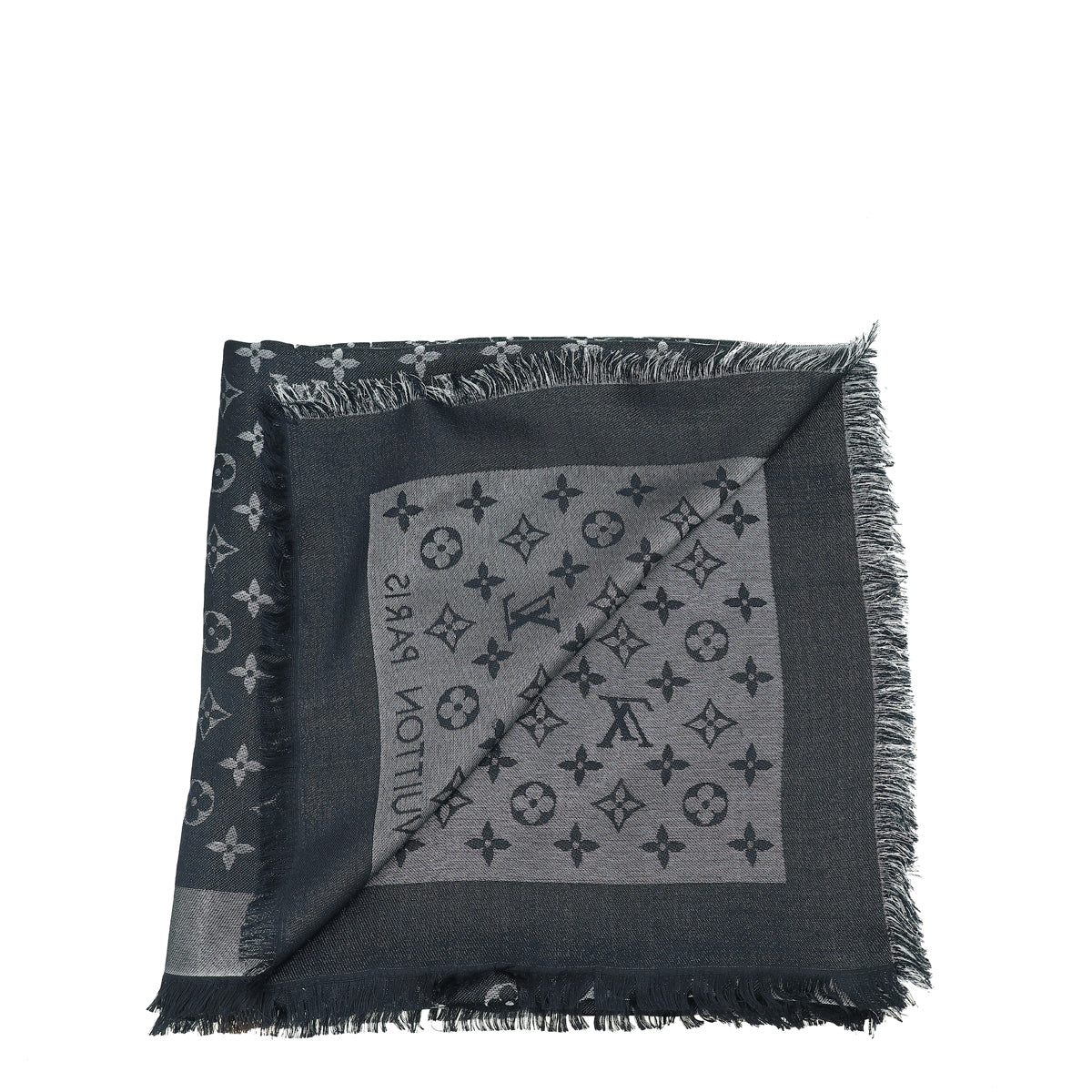 Louis Vuitton Black Monogram Shine Shawl