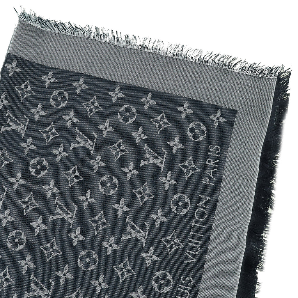 Louis Vuitton Black Monogram Shine Shawl