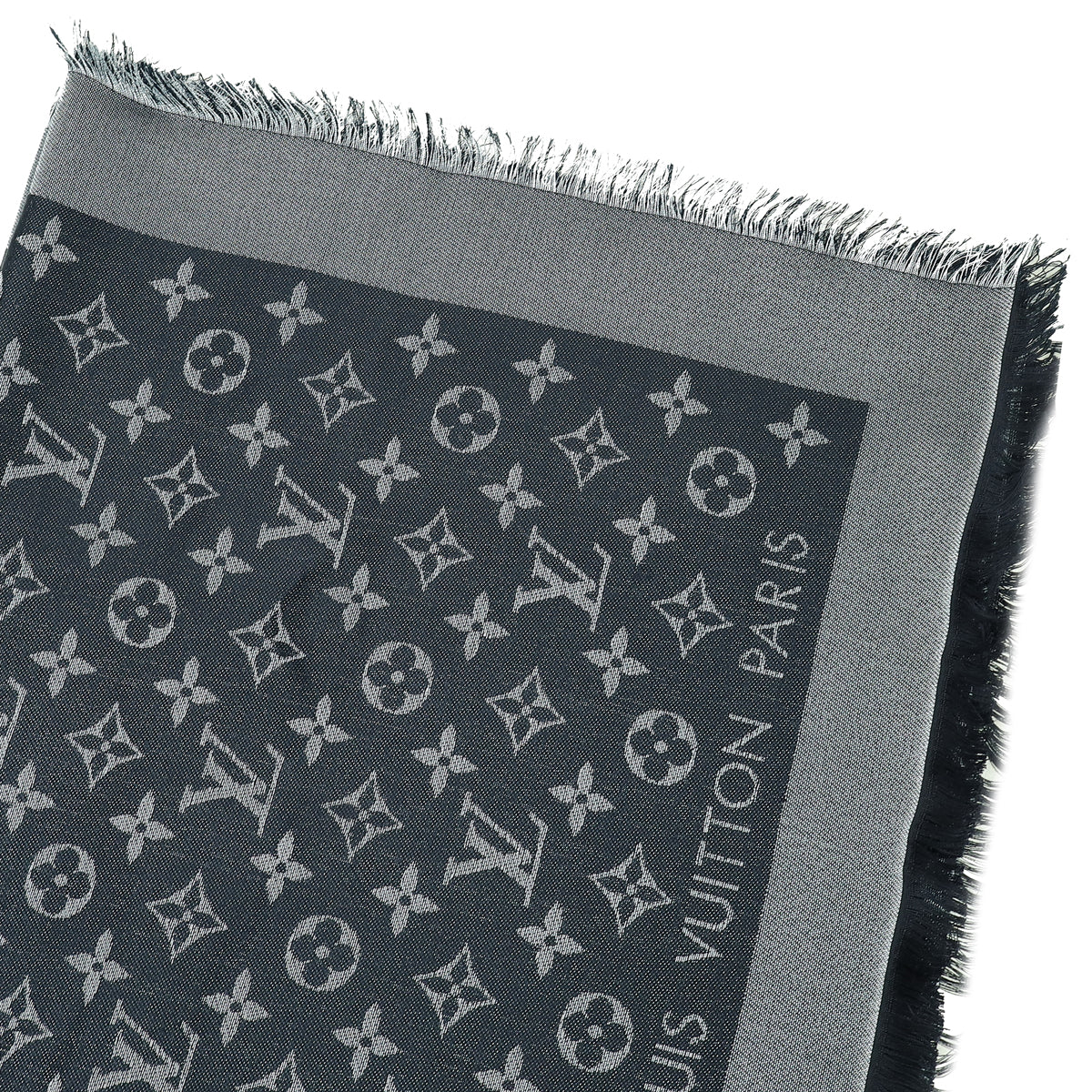 Louis Vuitton Black Monogram Shine Shawl