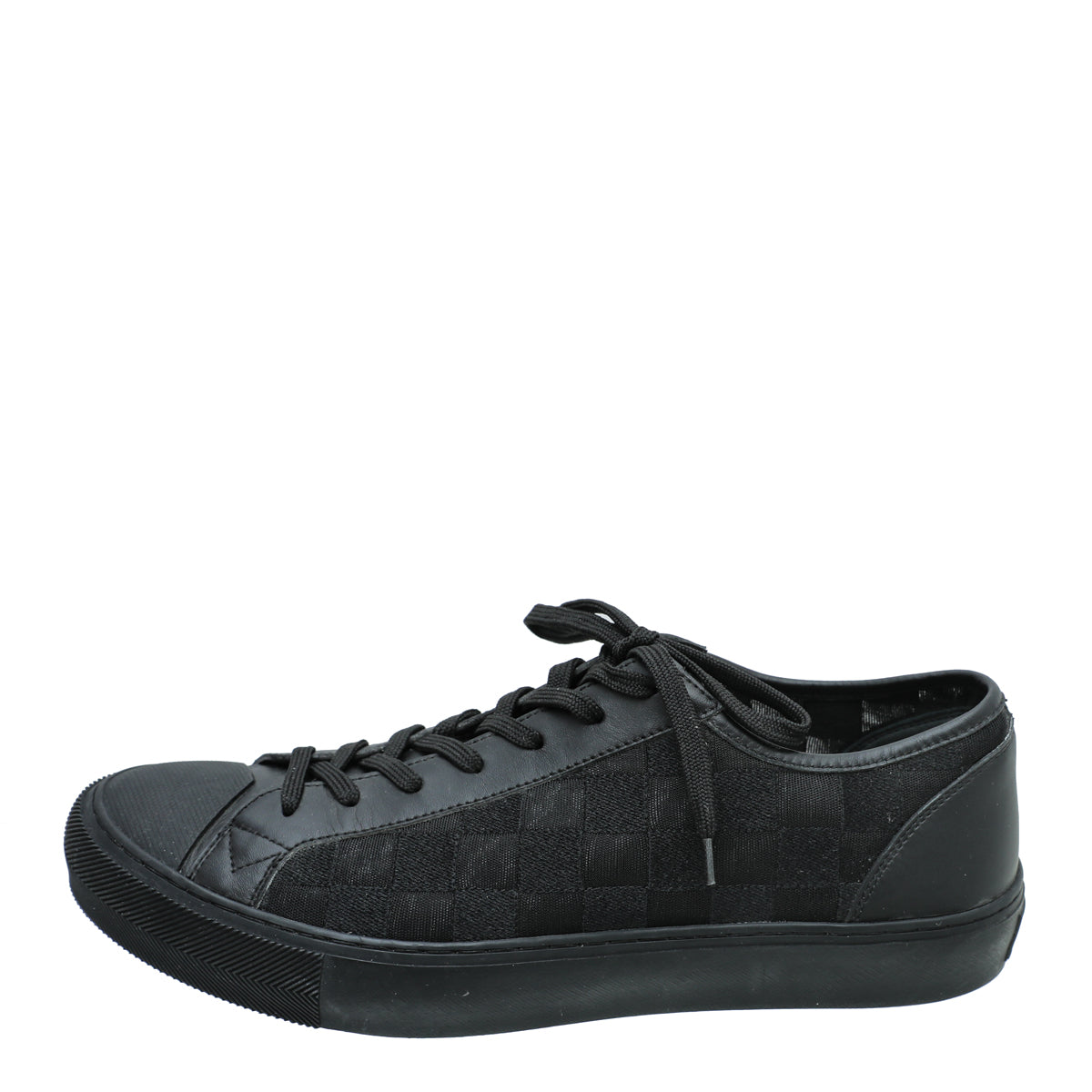 Louis Vuitton Black Damier Ebene Sneaker 7.5