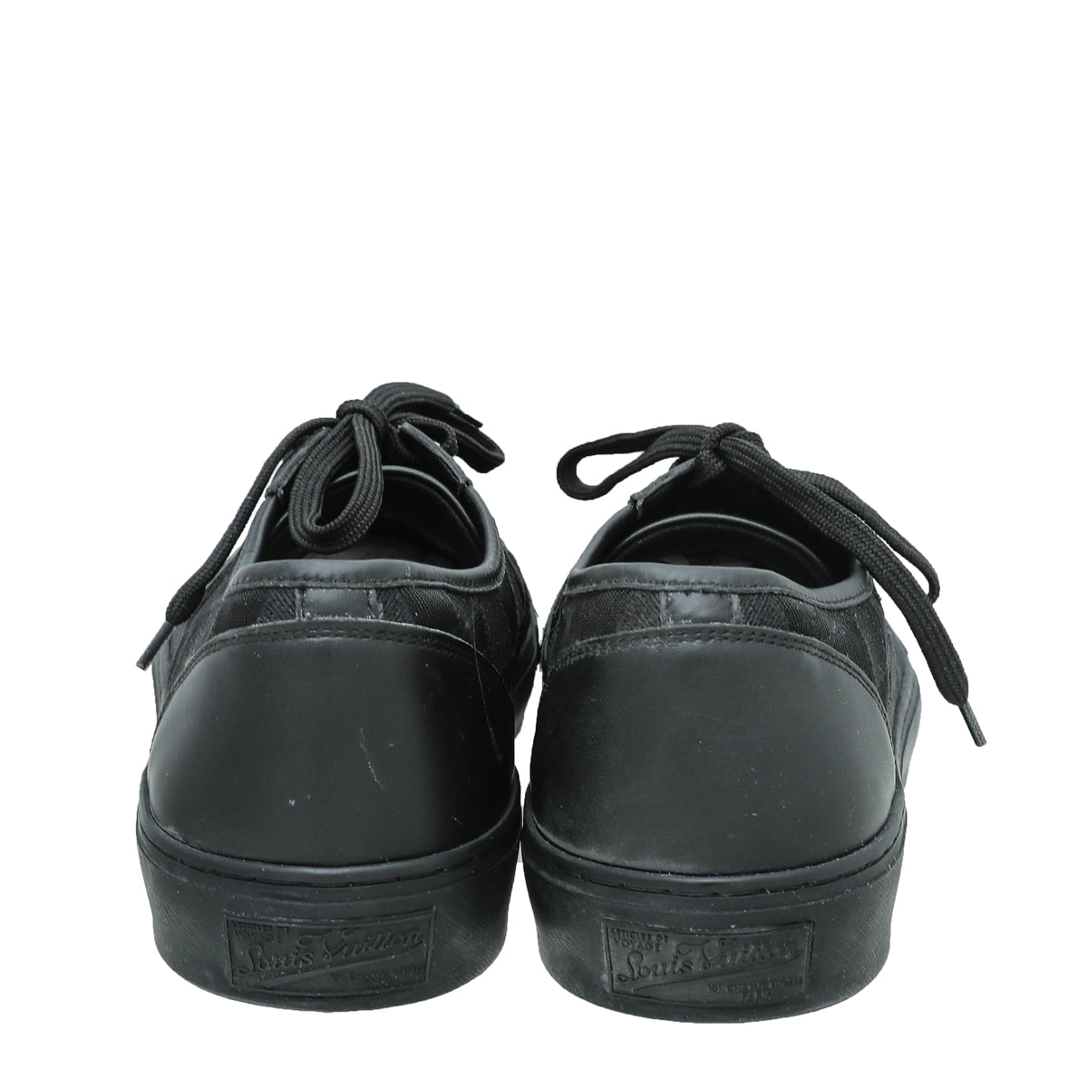 Louis Vuitton Black Damier Ebene Sneaker 7.5