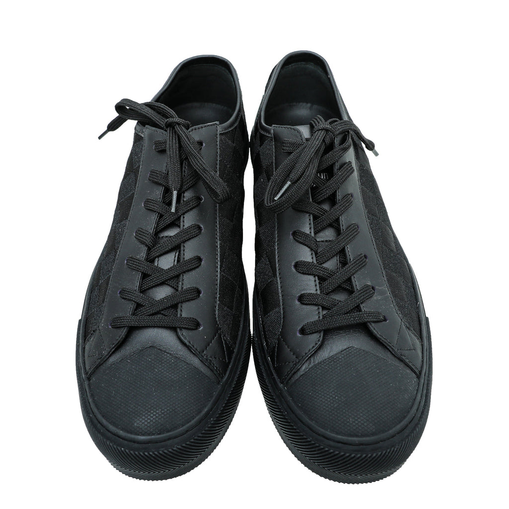 Louis Vuitton Black Damier Ebene Sneaker 7.5
