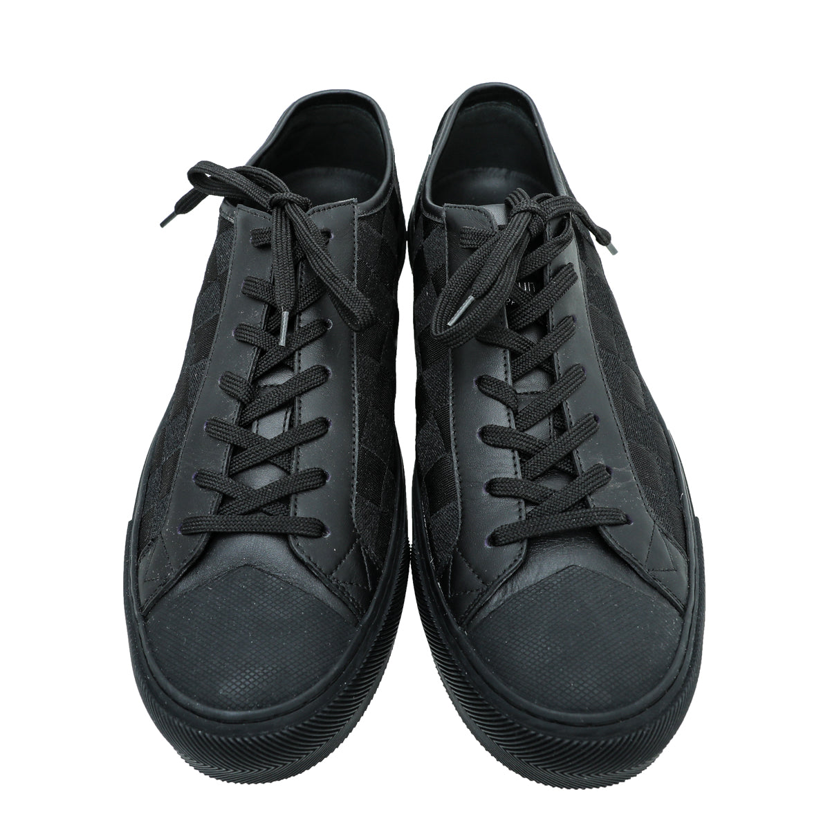 Louis Vuitton Black Damier Ebene Sneaker 7.5