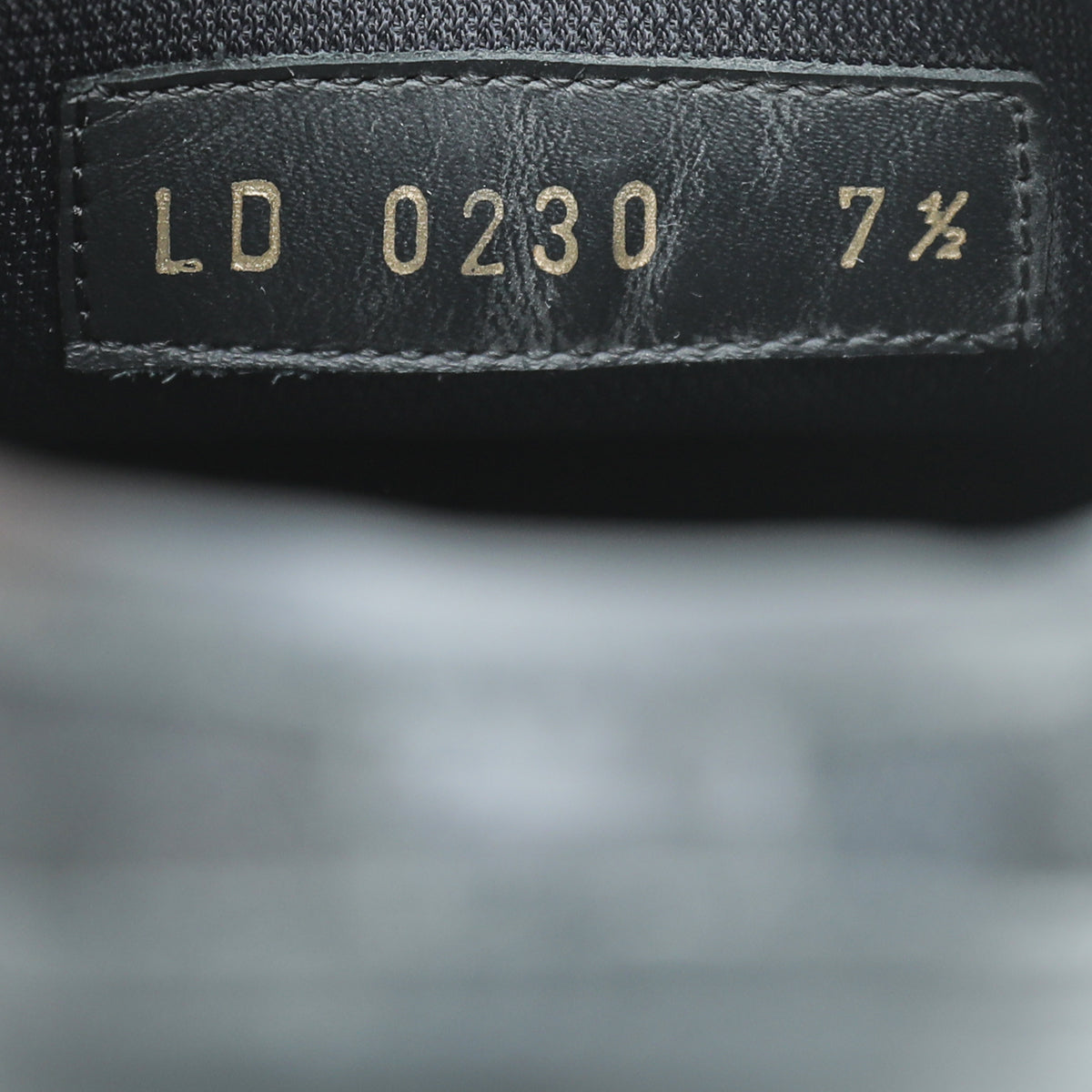 Louis Vuitton Black Damier Ebene Sneaker 7.5