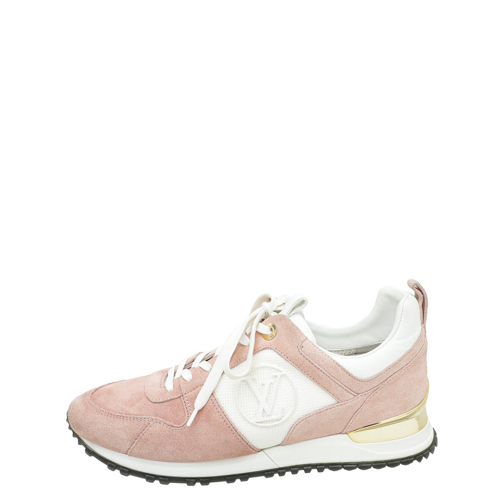 Louis Vuitton Bicolor Suede Run Away Trainer 39