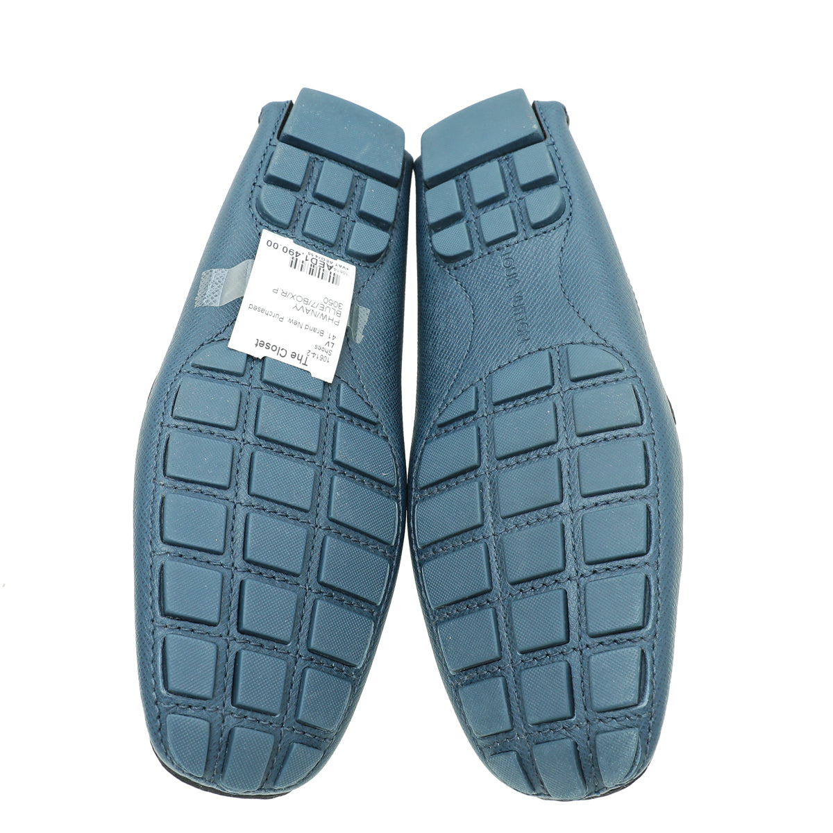 Louis Vuitton Navy Blue Monte Carlo Leather Moccasin 7