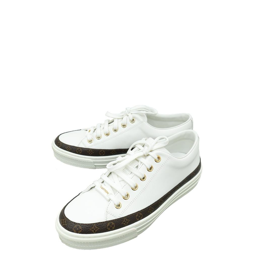 Louis Vuitton White Monogram Stellar Sneakers 36