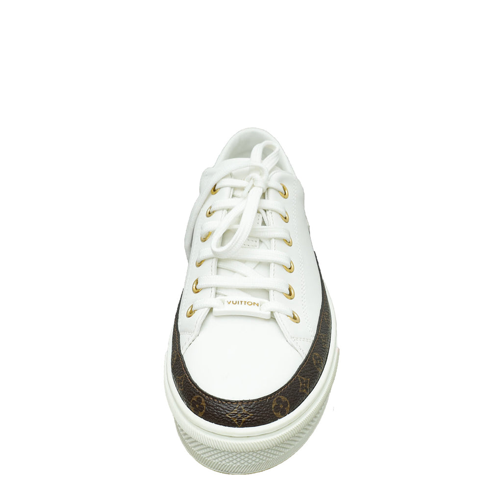 Louis Vuitton White Monogram Stellar Sneakers 36