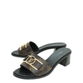 Louis Vuitton Monogram Lock It Mules 37.5