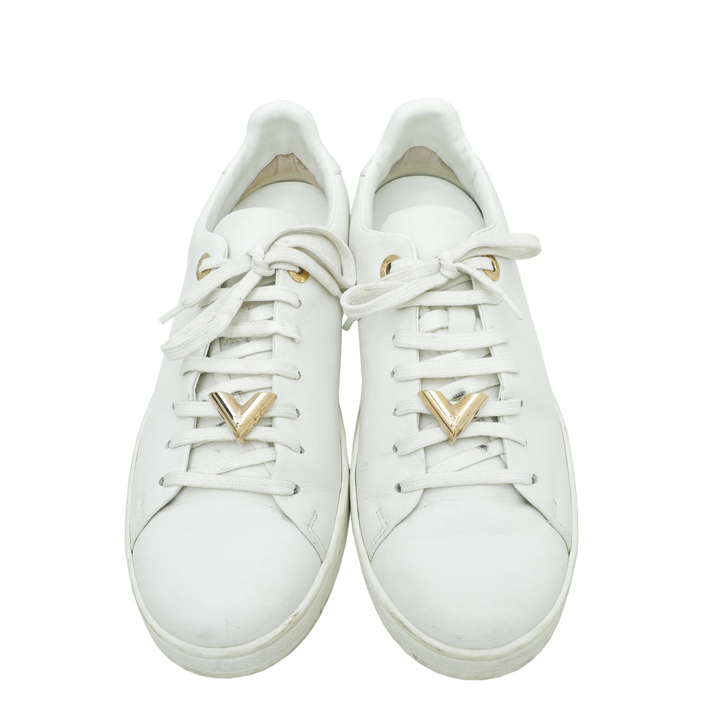 Louis Vuitton White Frontrow V Sneakers 38