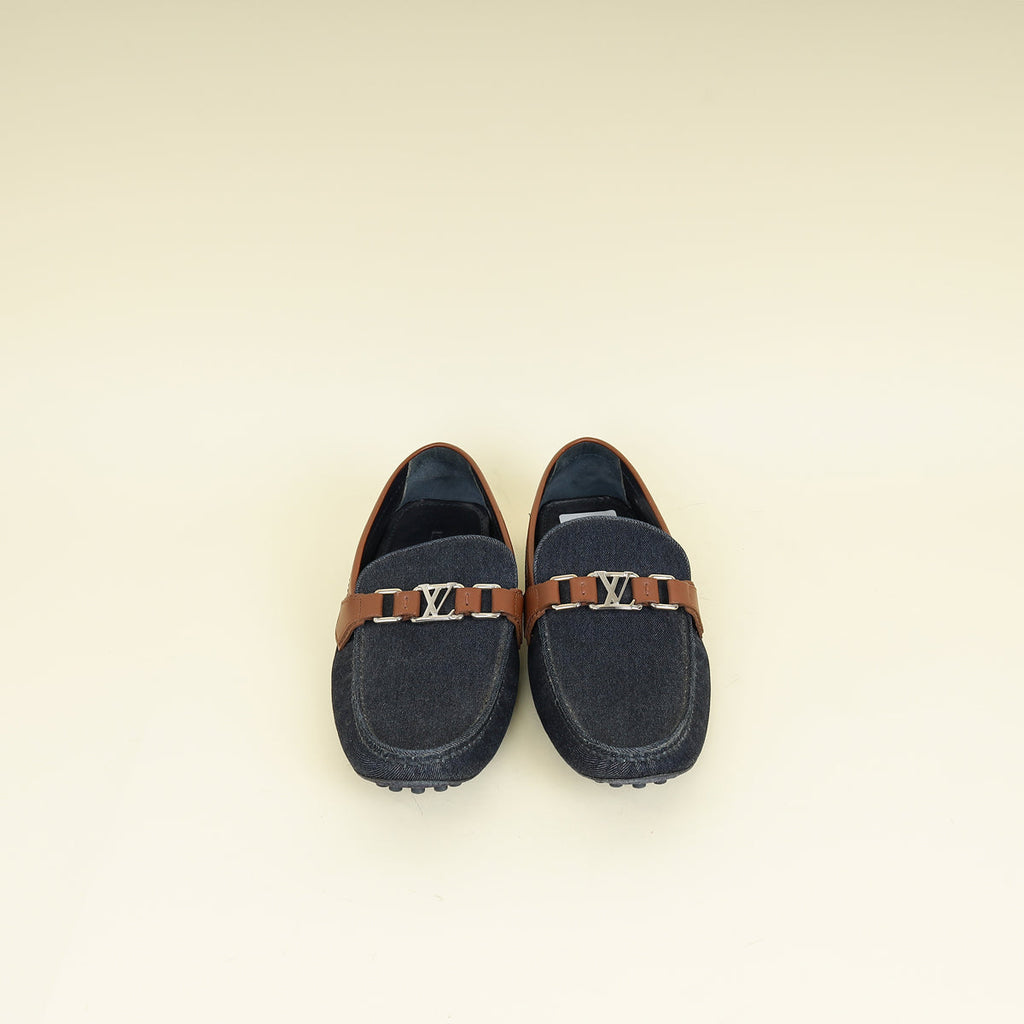 Louis Vuitton Bicolor Monte Carlo Denim Loafer 8.5
