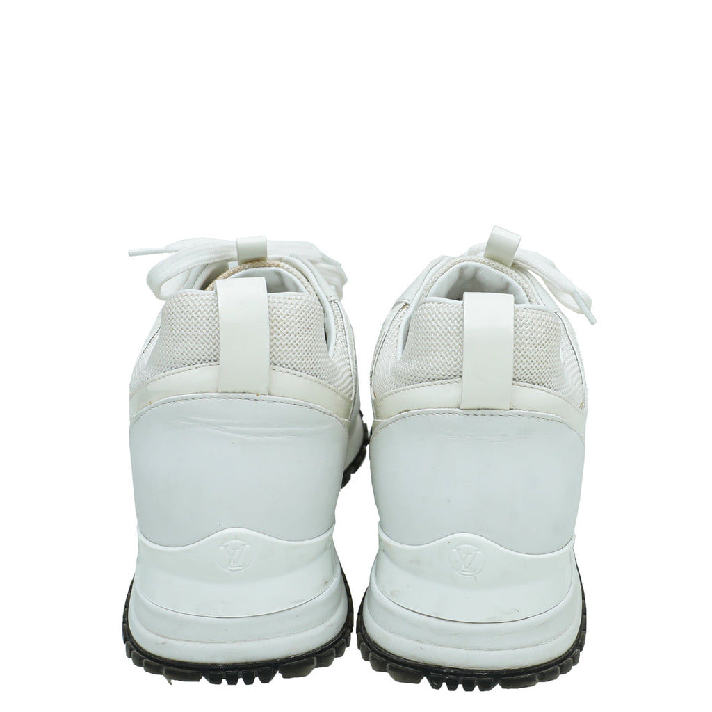 Louis Vuitton White Run Away Sneaker 37.5
