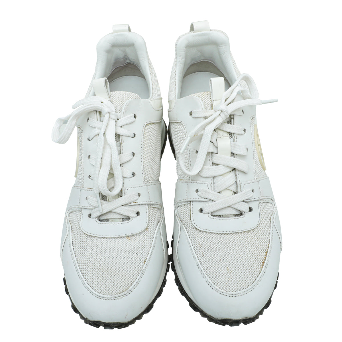 Louis Vuitton White Run Away Sneaker 37.5