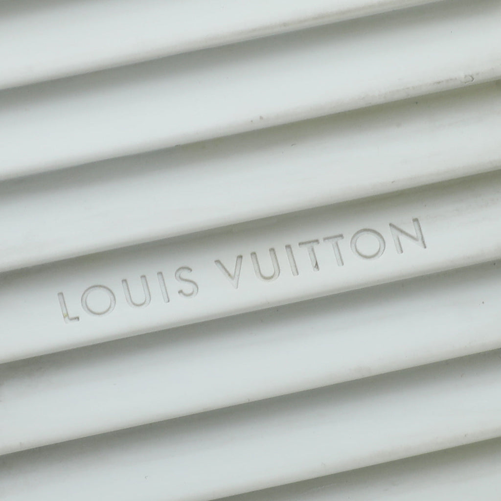 Louis Vuitton White Monogram Embossed Sneaker 38