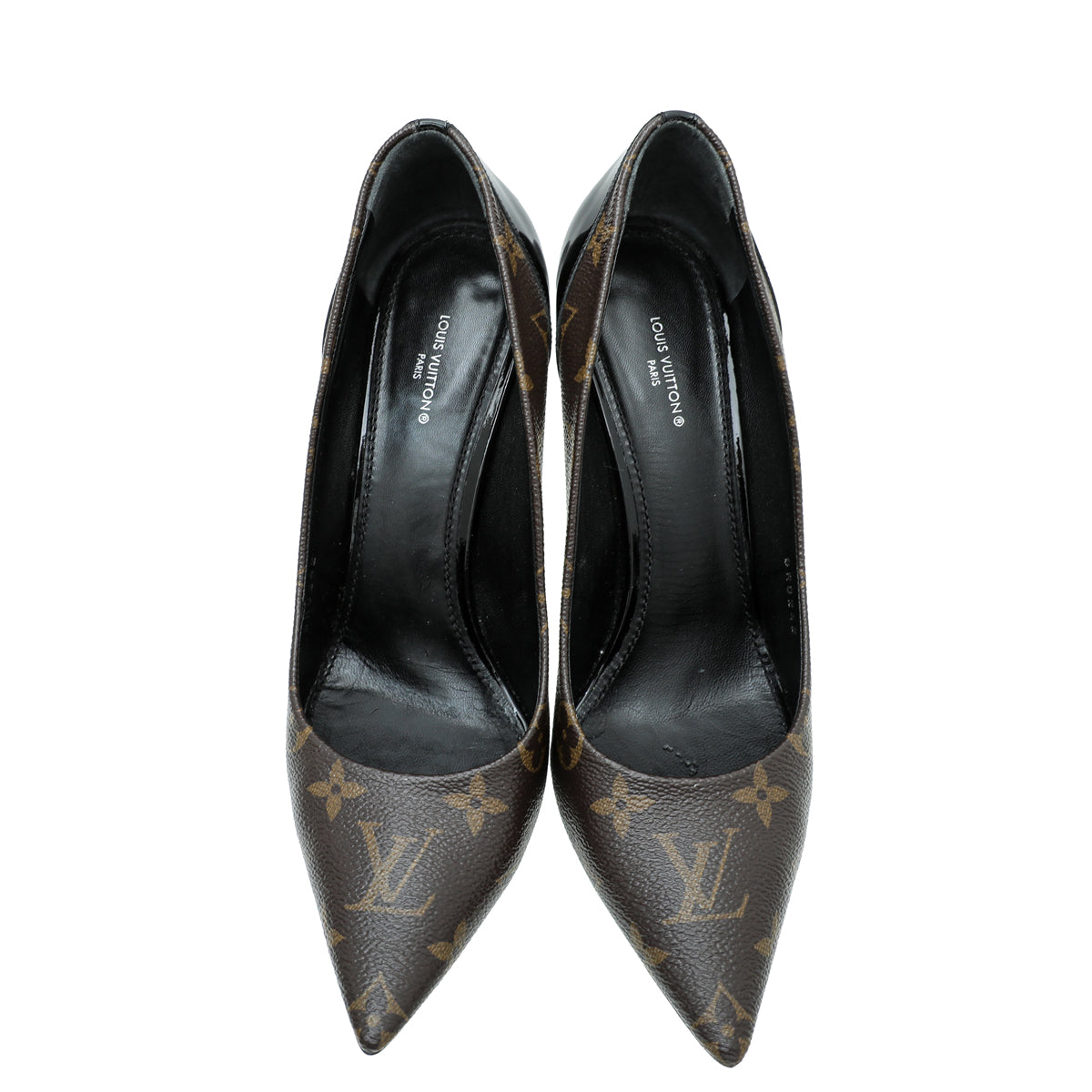 Louis Vuitton Monogram Black Cherie Pump 40