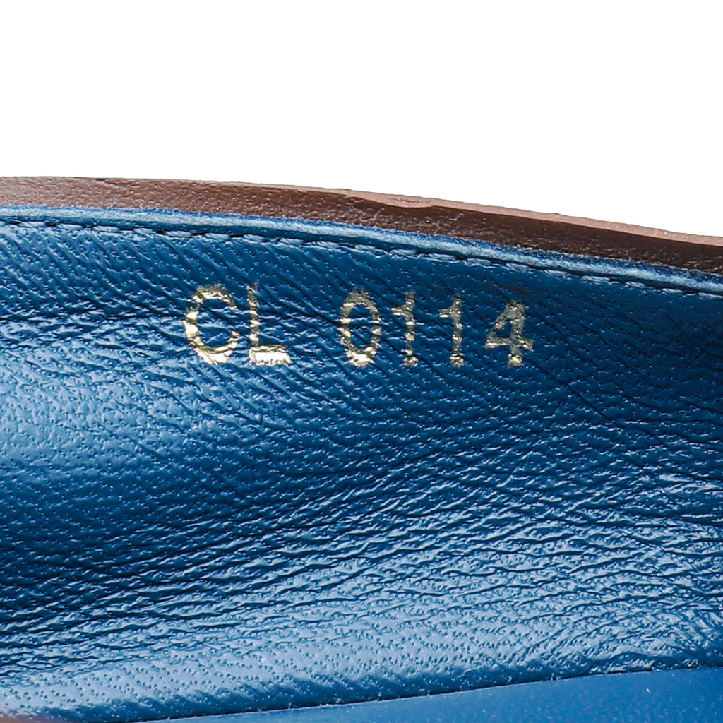 Louis Vuitton Blue Articles De Voyage Espadrille 37.5