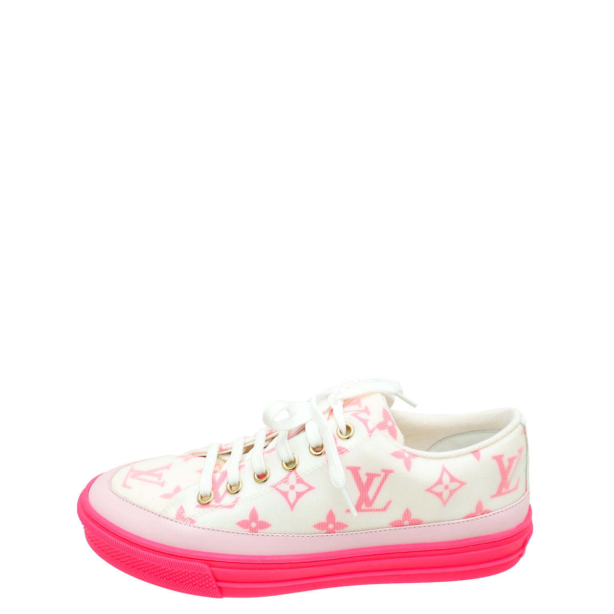 Louis Vuitton Bicolor Monogram Stellar Line Technical Fabric Sneaker 36.5