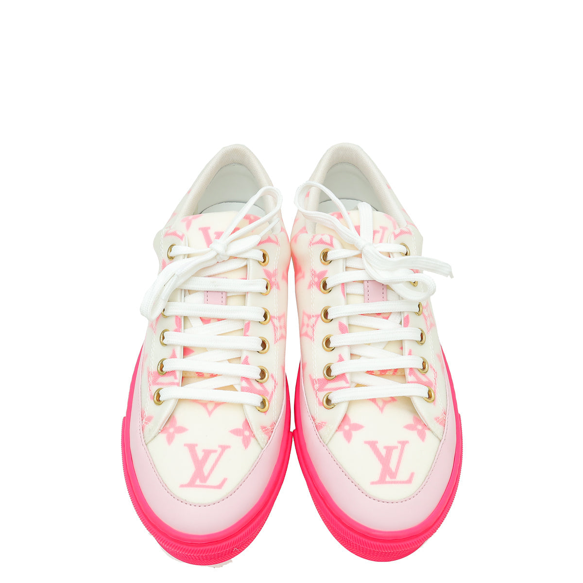Louis Vuitton Bicolor Monogram Stellar Line Technical Fabric Sneaker 36.5