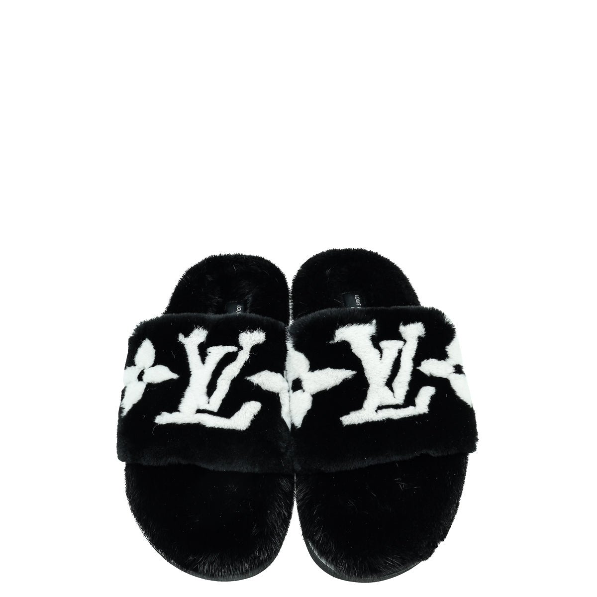 Louis Vuitton Bicolor Mink Pool Pillow Comfort Mules 38