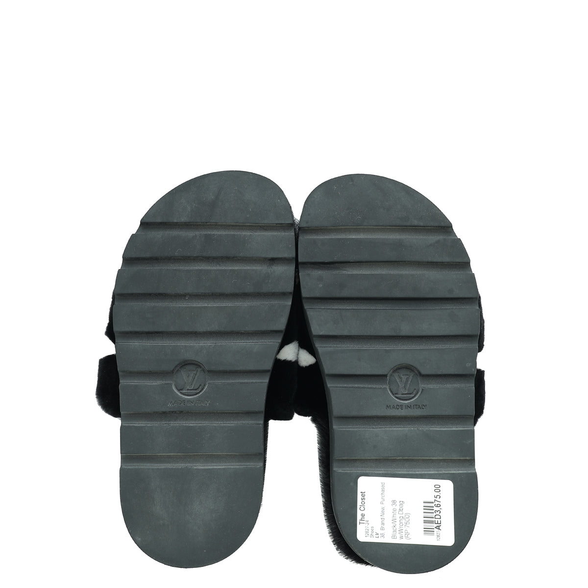 Louis Vuitton Bicolor Mink Pool Pillow Comfort Mules 38