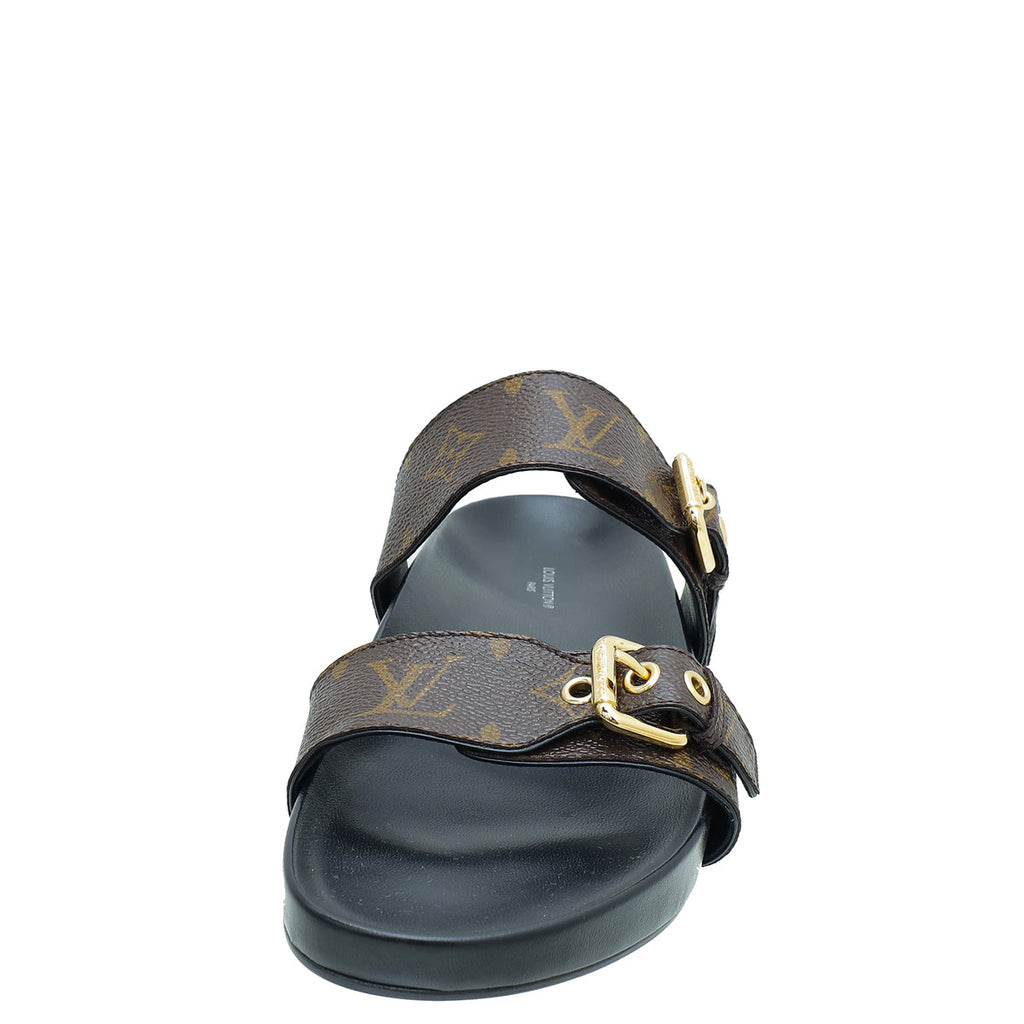 Louis Vuitton Monogram Bom Dia Flat Comfort Mule 40